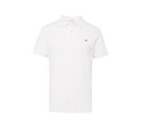 GANT Slim Shield SS Pique Polo Camisa, White, L para Hombre