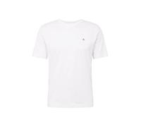 GANT Hombre Camiseta con Escudo De Archivo Estampado, White, M