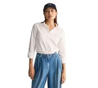 GANT Slim Stretch Oxford Shirt Camisa de Vestir, White, 36 para Mujer