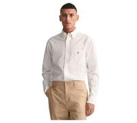 GANT Reg Oxford Shirt Camisa de Vestir, White, 4XL para Hombre