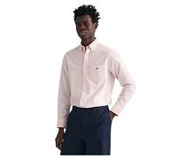 GANT Camiseta clásica REG Oxford para Hombre, Color Rosa Claro, estándar, Rosa Claro, M