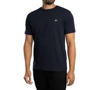GANT Camiseta con Escudo Impreso, Azul Noche, S