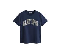 GANT Camiseta crema / marino L crema / marino