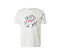 GANT Camiseta crema / navy / rojo M crema / navy / rojo