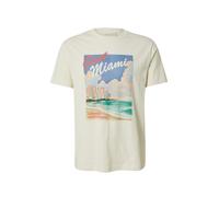 GANT Camiseta crema / turquesa / azul claro / rojo claro XL crema / turquesa / azul claro / rojo claro