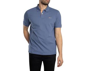 GANT Camiseta de Manga Larga para Hombre Reg Contrast Pique LS Rugger con Logotipo de Contraste, Azul Marino, 3XL