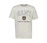 GANT Camiseta gráfica para Hombre, Crema, XL