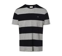 GANT Camiseta gris moteado / negro XXXL gris moteado / negro