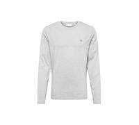 GANT Reg Shield LS T-Shirt Camiseta, Grey Melange, XL para Hombre