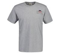 GANT Camiseta marino / gris moteado / rojo / blanco M marino / gris moteado / rojo / blanco