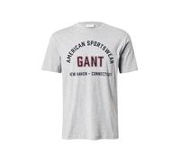 GANT Camiseta marino / gris moteado / rojo XL marino / gris moteado / rojo