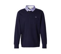 GANT Reg Chambray Heavy Rugger Camiseta, Azul Noche, M Hombres