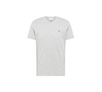 GANT Camiseta navy / gris moteado / rojo cereza / blanco, Talla XS