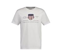 Camiseta De Manga Corta Gant small Blanco