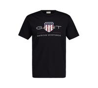 GANT Camiseta navy / rojo carmesí / negro / blanco M navy / rojo carmesí / negro / blanco