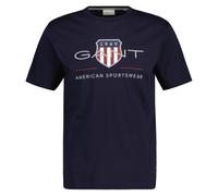GANT Camiseta navy / rojo oscuro / blanco S EUR