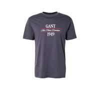 GANT Camiseta navy / rojo rubí / blanco XL EUR