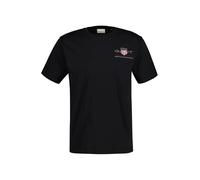 GANT Camiseta Reg Archive Shield Emb SS para Hombre, Negro, XXL