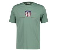 GANT Camiseta Para Hombre Regular Archive Shield Verde Tartan Green 3XL