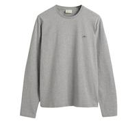 GANT Camiseta Reg Shield LS para Hombre, Gris, 5XL