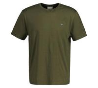 GANT Camiseta Reg Shield SS, Juniper Green, XXXXXL para Hombre
