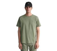 GANT Reg Shield SS T-Shirt Camiseta, Juniper Green, XXL Hombres
