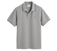 GANT Camiseta 'Rugger' gris moteado / negro 4XL gris moteado / negro