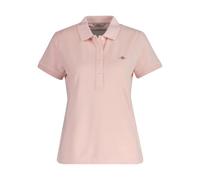 GANT Cap Sleeve Gorra Slim Sheild con Mangas Piqué Polo, Color Rosa, M para Mujer