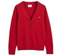 GANT Cárdigan clásico de algodón Suéter, Rojo rubí, M para Mujer
