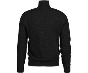 GANT Cárdigan extrafino de Lana de Cordero con Cremallera para Hombre, Gris Oscuro, M