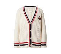 GANT Cárdigan talla grande 'VARSITY' crema / rojo / negro S crema / rojo / negro