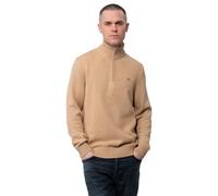 GANT Casual Cotton Half Zip Suéter pulóver, Caqui Mel, XXL para Hombre