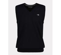 Gant Chaleco de hombre corte regular y bordado en pecho. Azul marino 5XL (9)