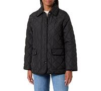 GANT Chaqueta acolchada para mujer con corte de pana, Negro, S