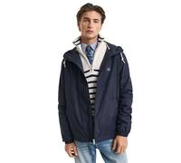 GANT Chaqueta cortavientos ligera y plegable para hombre, Azul noche, M