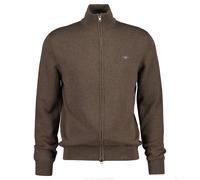 GANT Chaqueta de Punto Hombre - Informal Algodón Cremallera Punto, Cuello Alto,