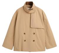 GANT Chaqueta de Trinchera de Longitud Media, Caqui Oscuro, XXL para Mujer