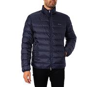 GANT Light Down Jacket Chaqueta, Evening Blue, L para Hombre