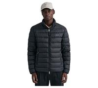 GANT Chaqueta ligera para hombre, color negro, estándar, Negro, XL