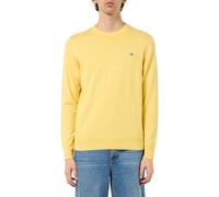 GANT Classic Cotton C-Neck, Amarillo Plátano, XXXL