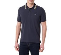 GANT Collar Tipping SS Polo Camisa, Azul Noche, L Hombres
