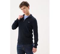 GANT Cotton Cable Half Zip S Azul