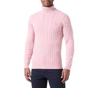 GANT Cotton Cable Turtle Neck, Color rosa., XXL