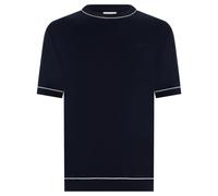 Gant - Cotton Modal SS C-Neck - Knitwear - Hombre - Azul - M -