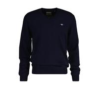 GANT Cuello en V CTN/WO, Azul Noche, XL