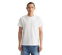 GANT D.1 Tonal Archive Shield T-Shirt, Camiseta Hombre, Eggshell, L