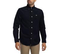 GANT de los hombres Camisa de pana regular, Azul