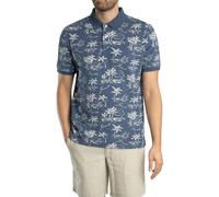 GANT de los hombres Camisa polo estampada, Azul