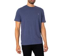 GANT de los hombres Camiseta con escudo normal, Azul