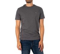 GANT de los hombres Camiseta con escudo normal, Gris